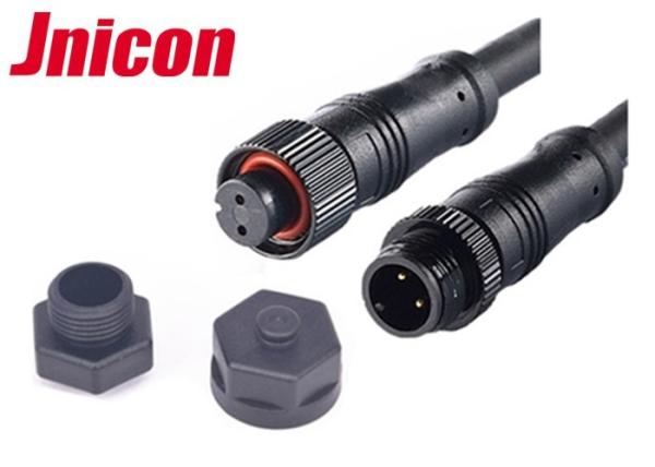 Circular 2 Pin Outdoor Lighting Connectors Anti - Explosion Reliable With Dust