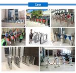 Durable Pedestrian Gate Access Control , Turnstile Security Doors 304 Stainless