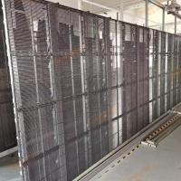 Buy cheap 10.4mm SMD2727 Outdoor LED Video Screen 1000x500mm Transparent LED Screen product