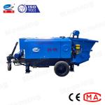 Remote Control Shotcrete Concrete Pump 0.4 - 0.6Mpa Pressure 22kW Main Power