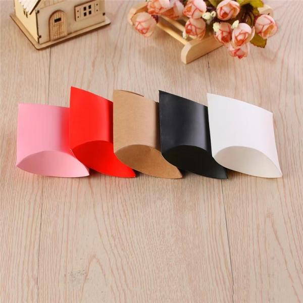 Buy cheap Custom Make Brown Kraft Pillow Boxes Colorful Ivory Paper Candy Box small gift bag from wholesalers