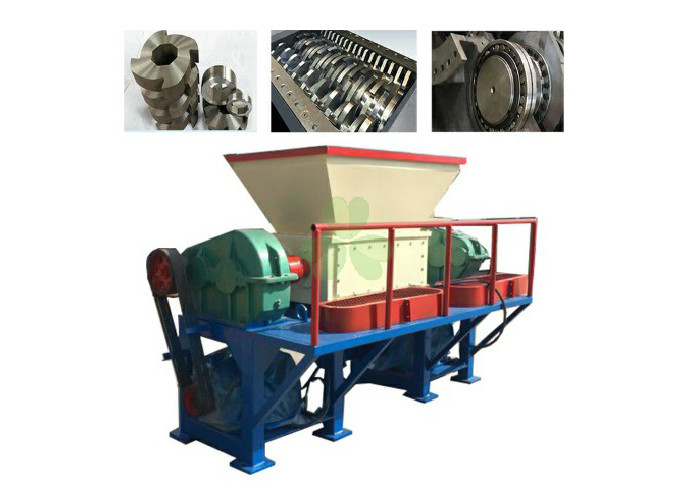 Multi - Functional Portable Waste Tire Shredder Complies With European Safety Standards