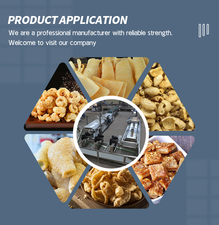 Fully Automated Stainless Steel Lard Fryer Production Line With 2500 X 800 X 1300mm