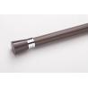 Buy cheap aluminum material extra thick strong bearing curtain rod for heavy curtains with aluminum finals from wholesalers