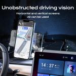 Iphone Wireless Charger Crystal Ambient Light Design Magnetic Stable Car