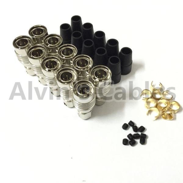 Sound Device Self Locking Connector , Video Cable Connectors 4 Pin HR10A-7P-4P