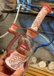 Bubbler 8" Glass Water Bongs Hookah Tobacco 14mm Glass Bowl