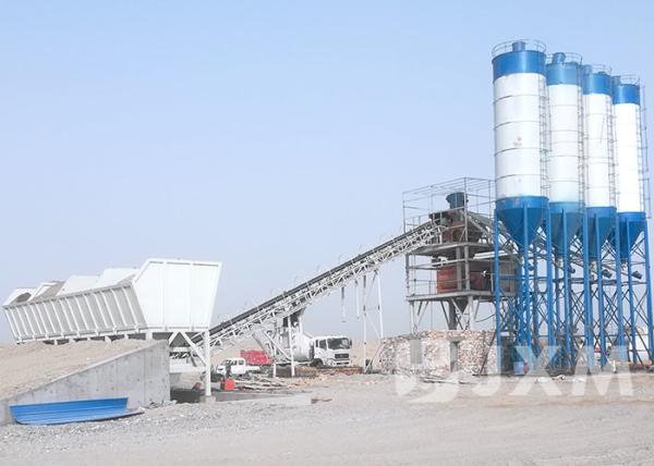 Buy cheap Professional Portable Batch Plant Concrete Pre Mixed Plant 90 Cubic Meters Capacity from wholesalers