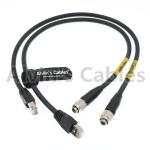 Sony RCP RJ45 Cat6 M12 Cable Assembly Flexible Original Hirose 8 Pin Connector