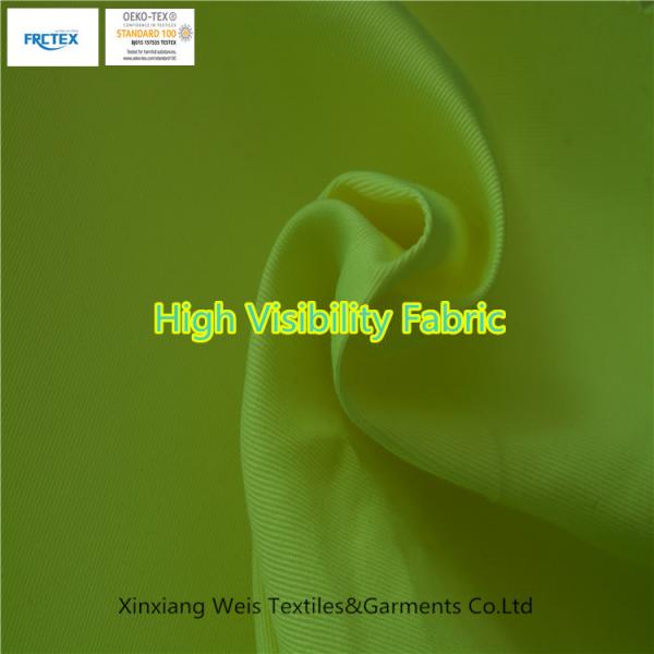 Buy cheap EN20471 Cotton Fluorescent Yellow Fabric For FR Workwear from wholesalers