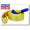 Buy cheap Professional Vehicle Tow Straps With Eyes , Tow Truck Wheel Straps 75mm Width from wholesalers