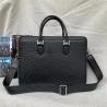 Buy cheap Authentic Real True Ostrich Skin Businessmen Large Laptop Briefcase Shoulder Bag Genuine Leather Top-handle Male Handbag from wholesalers