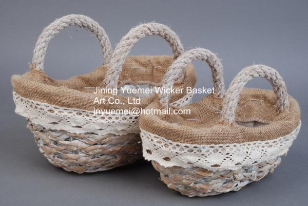 Buy cheap wicker basket manufacturer garden basket set willow plant baskets stock fast shipment from wholesalers