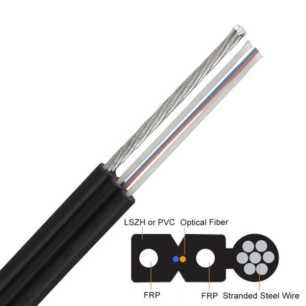 Buy cheap GJYXFCH ANATEL FTTH Optic Fiber Cable 1 / 2 / 4 Core Drop Cable from wholesalers