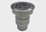 custom anodizing stainless steel round column cnc milling lathe parts with holes