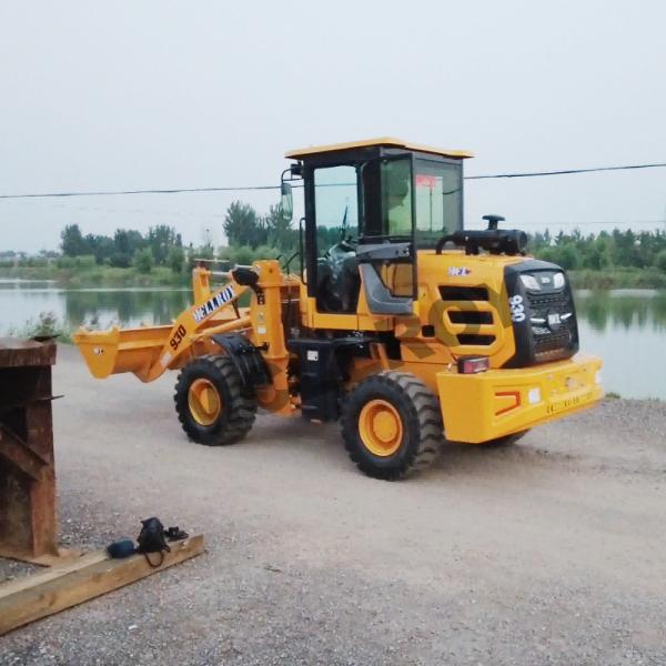 Buy cheap Mechanical Transmission(3F+2R) Mini Articulated Wheel Loader,Disc Brake Articulated Front from wholesalers