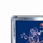 A3 Snap Poster Frames Silver Lightweight Durable Rigid Plastic Sheet