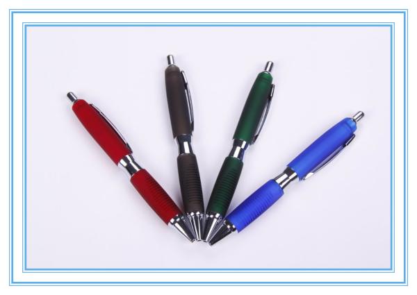 Buy cheap new design promotional gift ball pen, rubber sprayed barrel from wholesalers