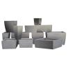 Buy cheap Customized stainless steel rectangle flower planters from wholesalers