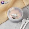 Buy cheap Round mini lunch box refrigerator crisper kitchen bento box plastic PP storage sealed case from wholesalers