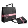 Buy cheap 120gms Black Non Woven Carry Bag Silk Screen Printing Pink Logo for lady garment accesories from wholesalers