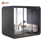 Buy cheap ECO Friendly Six Persons Acoustic Booth , Portable Soundproof Room For Office from wholesalers