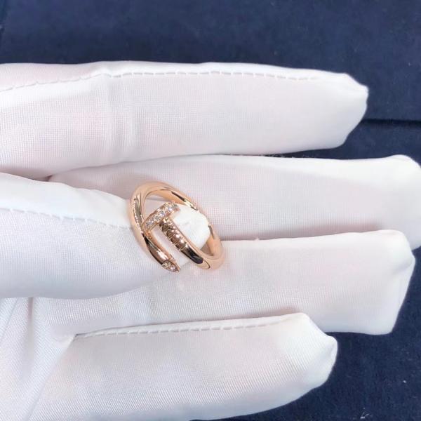 Buy cheap New Style Car Tier Fine Jewelry 18K Gold Natural Diamonds Rings Juste Un Clou Ring from wholesalers