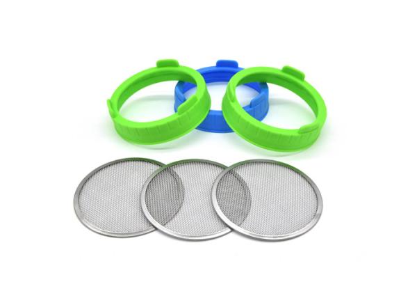 Buy cheap Food Grade 304SS Stainless Steel Sprouting Lids Jar Kit from wholesalers