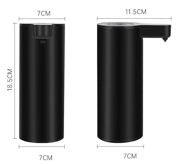 Buy cheap 4CM One Touch Button Battery Operated Soap Dispenser Cleaning Mode from wholesalers