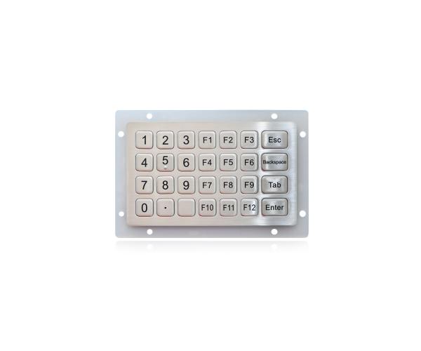 Buy cheap Ip65 Waterproof Vandal Proof Metal Keypad With Short Stroke 0.45mm Tactile Feeling from wholesalers