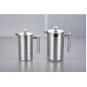 Buy cheap Coffee & Tea Metal French Press Sets 1.5L Double Walled Stainless Steel Teapot from wholesalers