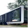 Buy cheap Rock Wool Sandwich Panel Wall Luxury Apple Cabin Container House for Space Capsule from wholesalers