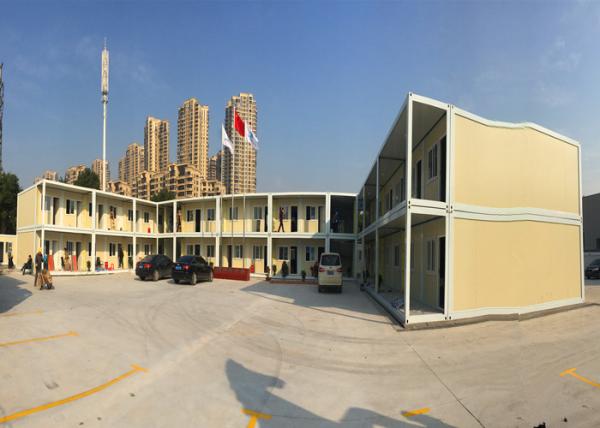 Buy cheap Official Area Flat Pack Office Buildings Two Stories With Galvanized Steel Frame Structure from wholesalers