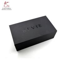 Buy cheap Foldable Black 450mm Length Paperboard Packaging Box For Shoe product
