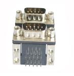 Flame Retardant Plug In Type 25 Pin Female Male D Sub Connector