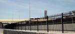 Customized Black Zinc Steel Metal Garrison Fence Panels Maintenance Free
