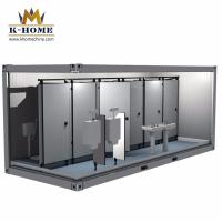 Buy cheap Light Steel L6M Portable Container House Public Toilet Bathroom product