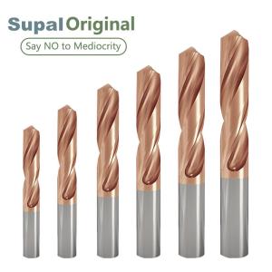 Wholesale Tungsten Steel 2 Flute Drillbits  Cutting Tools With Coating For CNC Processing from china suppliers