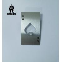 Buy cheap Advertising Metal Credit Card Sized Bottle Opener Eco-Friendly Stocked product