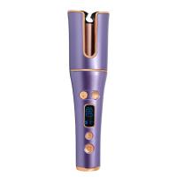 Buy cheap ROHS Portable USB Hair Curler Cordless Ceramic Automatic Rotating Curling Iron product