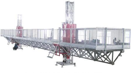 Buy cheap Window Cleaning Mast Climbing Work Platform , Construction Lifting Platform from wholesalers