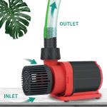 24V DC Water Pump Submersible Saltwater Aquarium Sump Pump With LCD Display
