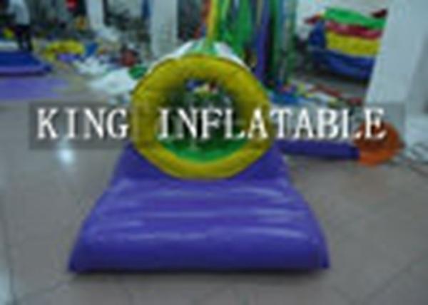 Quality Commercial 0.9mm PVC 3m D Inflatable Water Toys / Obstacle With Mattress for kids for sale