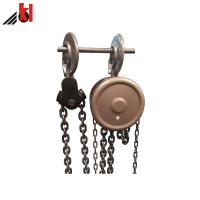 Buy cheap Industry Use Outdoor 3m Manual Chain Block Hoist 5 Ton product