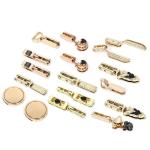 Jackets Silver Zipper Puller Metal Zinc Alloy Breakproof ISO9001