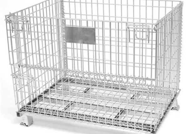 Buy cheap Heavy Duty Powder Coated 800mm Width Wire Mesh Container from wholesalers