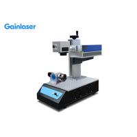 Buy cheap Desktop 2000mm/S AC220V Leather Laser Marking Machine product