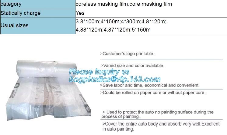 make to order painter drop dust sheet,dust proof transparent dust sheet cover made in china, transparent plastic cover s
