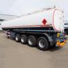 Buy cheap 90mm Kingpin Gasoline 4 Axle 45000L Fuel Tanker Trailer from wholesalers