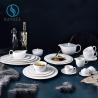 Buy cheap Savall Scandinavian White Porcelain Dinnerware Sets Stackable For Banquet from wholesalers